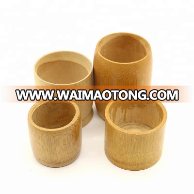 Promotional Hot selling Customized ceramic bamboo cup made of 100% bamboo